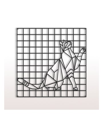 hippodino Dekoracja ścienna w kolorze czarnym - 50 x 50 cm