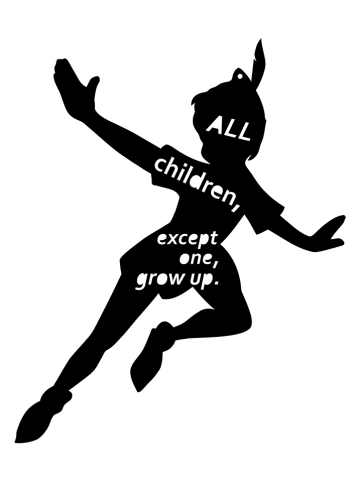 hippodino Wanddekor in Schwarz - (B)41 x (H)50 cm