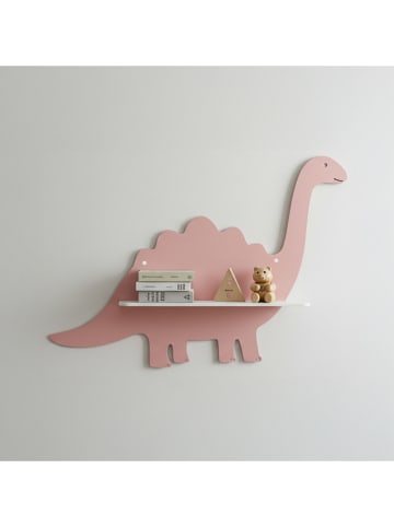 Woody Kids Wandmeubel lichtroze/wit - (B) 33 x (H) 25 x (D) 10 cm