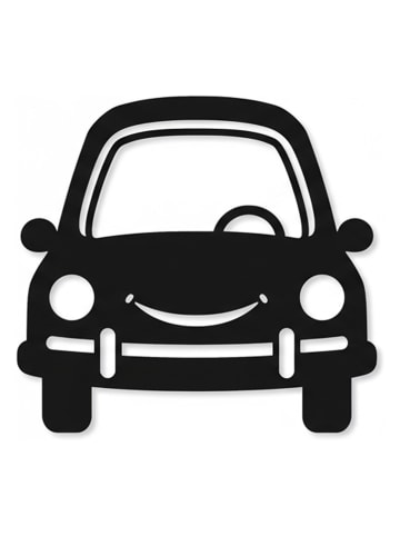 Woody Kids Wanddekoration in Schwarz - (B)33 x (H)30 cm