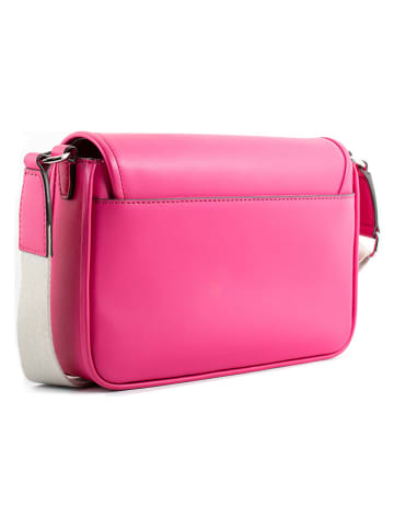 Michael Kors Leren schoudertas roze - (B)23 x (H)17 x (D)8 cm