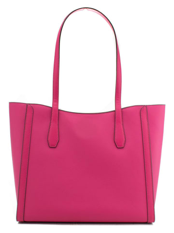 Michael Kors Leren schoudertas roze - (B)40 x (H)28 x (D)11 cm