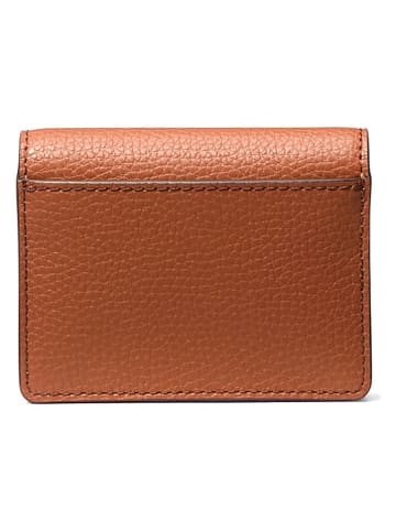 Michael Kors Skórzany portfel w kolorze jasnobrązowym - 10 x 8 x 3 cm