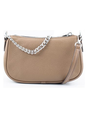 Michael Kors Leder-Henkeltasche in Beige - (B)20 x (H)12 x (T)7 cm