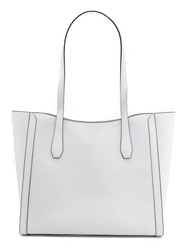 Michael Kors Skórzana torebka w kolorze białym - 40 x 28 x 11 cm
