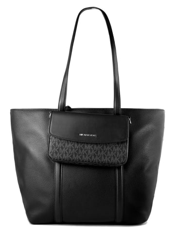 Michael Kors Skórzana torebka w kolorze czarnym - 33 x 30 x 11 cm