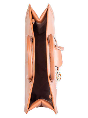 Michael Kors Skórzana torebka w kolorze jasnobrązowym - 35 x 27 x 11 cm