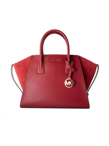 Michael Kors Leder-Henkeltasche in Rot - (B)42 x (H)24 x (T)16 cm