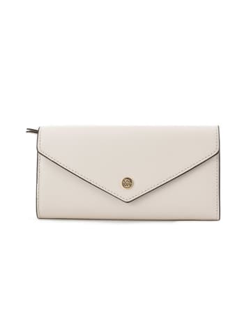Michael Kors Skórzany portfel w kolorze kremowym - 19,5 x 10 x 3 cm