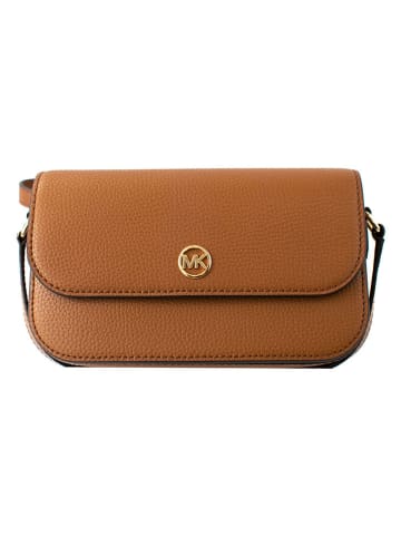 Michael Kors Leren schoudertas camel - (B)21 x (H)12 x (D)5 cm