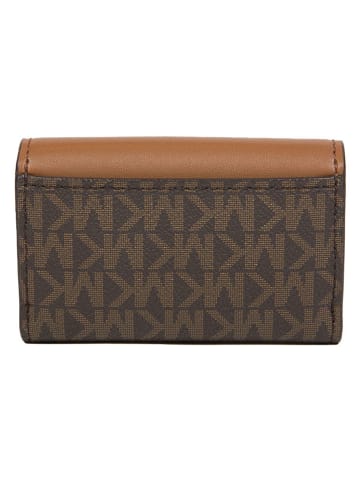 Michael Kors Portfel w kolorze brązowo-jasnobrązowym - 12 x 8 x 4 cm