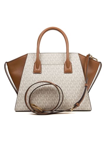 Michael Kors Handtas crème/camel - (B)43 x (H)23 x (D)18 cm