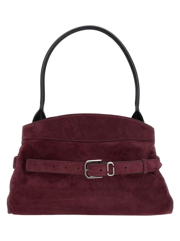 Marc Jacobs Leder-Shopper in Pflaume - (B)40 x (H)27 x (T)16 cm