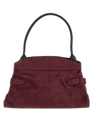 Marc Jacobs Leren shopper pruimkleurig - (B)40 x (H)27 x (D)16 cm