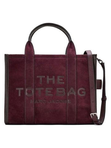 Marc Jacobs Leder-Henkeltasche in Pflaume - (B)33 x (H)26 x (T)15 cm
