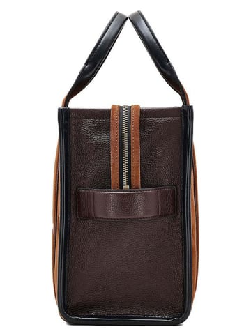 Marc Jacobs Leder-Henkeltasche in Hellbraun - (B)33 x (H)26 x (T)15 cm