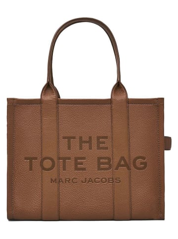 Marc Jacobs Skórzany shopper bag w kolorze karmelowym - 42 x 34 x 16 cm