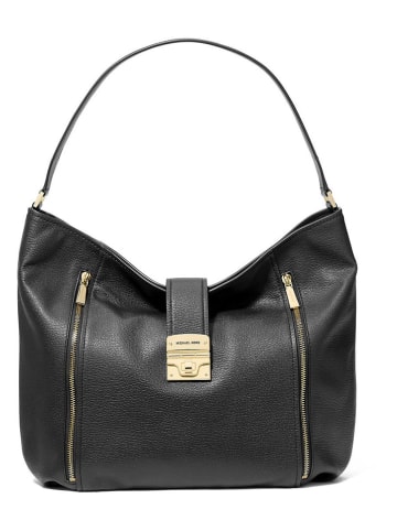 Michael Kors Skórzana torebka w kolorze czarnym - 45 x 32 x 13 cm