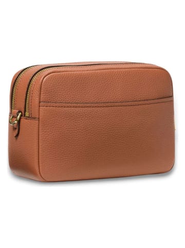 Michael Kors Skórzana torebka w kolorze jasnobrązowym - 19 x 12 x 8 cm