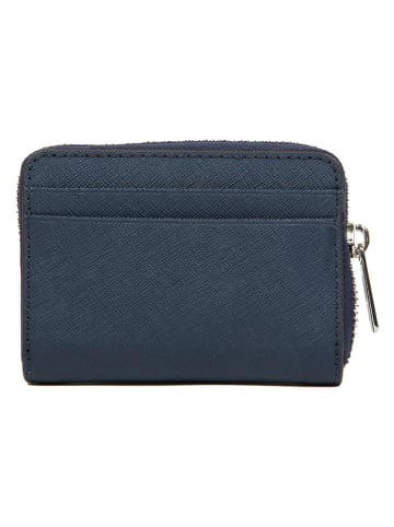 Michael Kors Skórzany portfel w kolorze granatowym - 11,5 x 8,5 x 2,5 cm