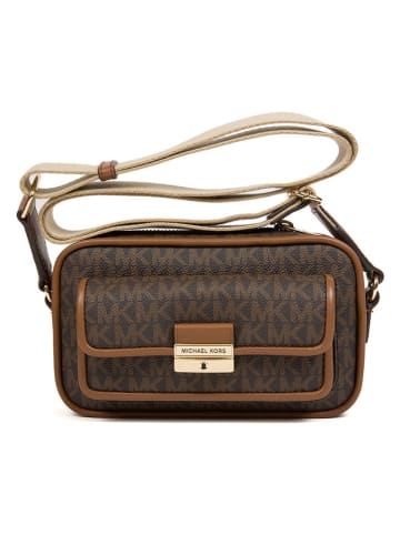 Michael Kors Schoudertas donkerbruin - (B)19 x (H)14 x (D)7 cm