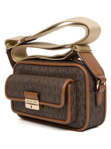 Michael Kors Umhängetasche in Dunkelbraun - (B)19 x (H)14 x (T)7 cm