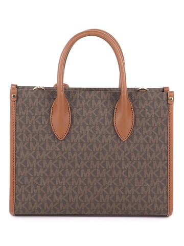 Michael Kors Handtas donkerbruin/camel - (B)23,5 x (H)20 x (D)9,5 cm
