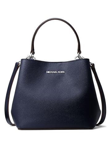 Michael Kors Henkeltasche in Dunkelblau - (B)20 x (H)17 x (T)10 cm
