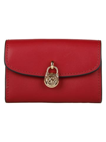 Michael Kors Leren portemonnee rood - (B)11 x (H)7 x (D)3 cm
