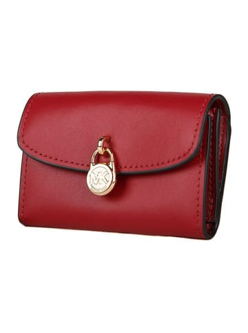 Michael Kors Leder-Geldbörse in Rot - (B)11 x (H)7 x (T)3 cm
