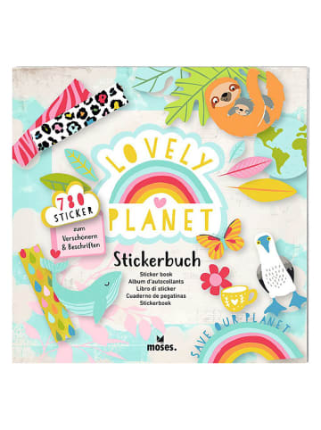 moses. Książeczka z naklejkami "Lovely Planet" - 3+