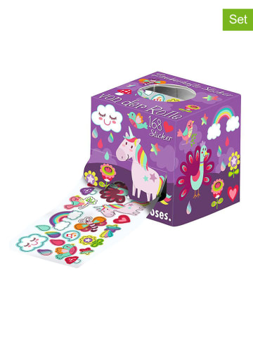 moses. 3er-Set: Stickerrollen "Mädchen" (Überraschungsprodukt)