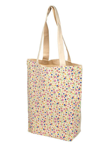 moses. Einkaufstasche "Bouquet" in Beige/ Bunt - (B)37 x (H)38 x (T)13 cm