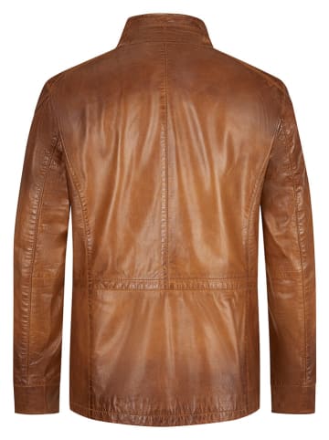 Milestone Lederjacke "Jose" in Cognac