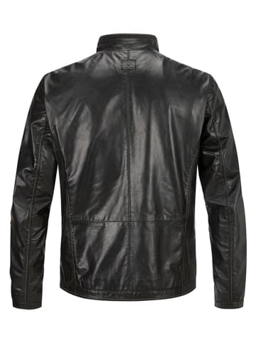 Milestone Leren jas "Jumper" zwart