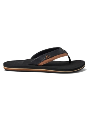 Reef Teenslippers "Cushion Dawn" zwart/lichtbruin