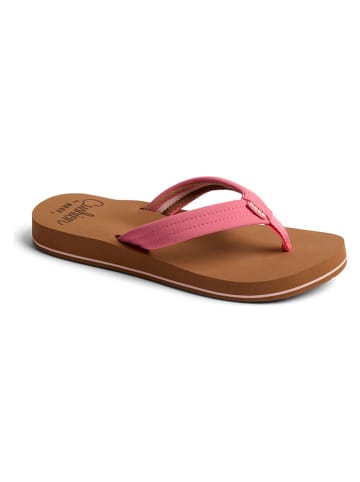 Reef Japonki "Cushion Breeze" w kolorze różowo-jasnobrązowym