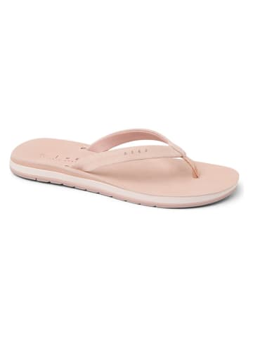 Reef Skórzane japonki "Ojai Classic Slim" w kolorze jasnoróżowym