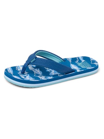 Reef Teenslippers "Ahi" blauw