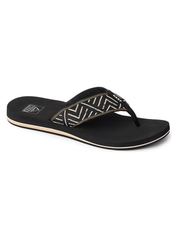 Reef Teenslippers "Reef Spring" zwart/crème