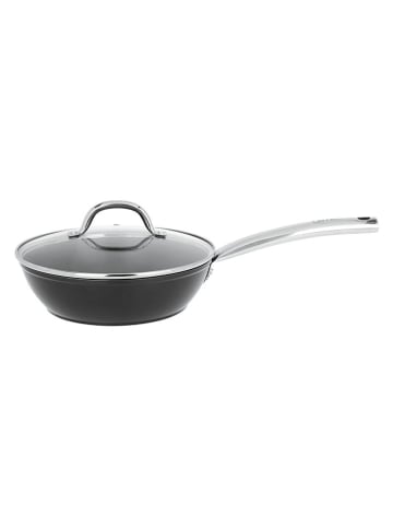 Sitram 2-delige set: sauspannen ''L'Art De La Cuisson'' zwart - Ø 24 cm