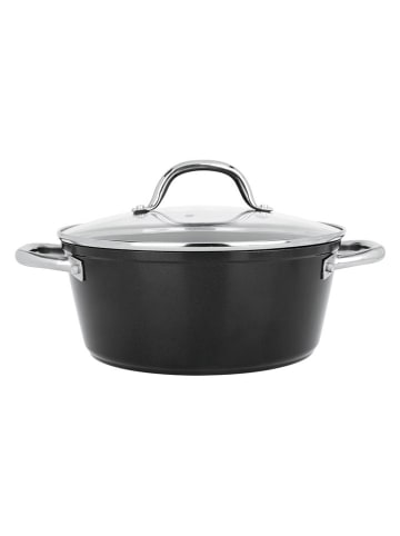 Sitram 2-delige set: kookpan ''L'Art De La Cuisson'' zwart - Ø 24 cm