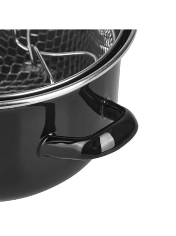 Sitram 3-delige set: frituurpan ''Exclu-Web'' zwart - Ø 20 cm