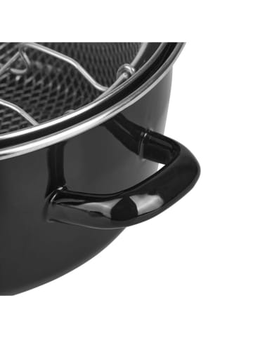 Sitram 3-delige set: frituurpan ''Exclu-Web'' zwart - Ø 26 cm