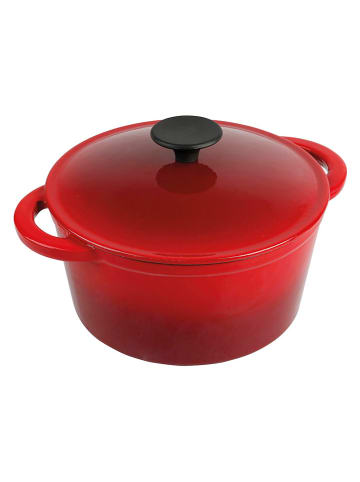 Sitram 2-delige set: smoorpan ''Grand Chef'' rood - 2,5 l