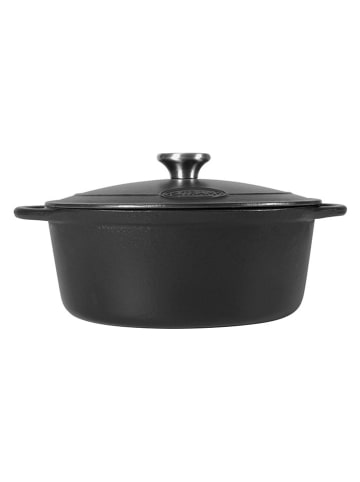 Sitram 2-delige set: smoorpan "Tradifonte" zwart - 4 l