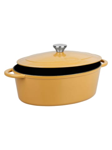 Sitram 2-delige set: smoorpan "Tradifonte" geel - 4 l