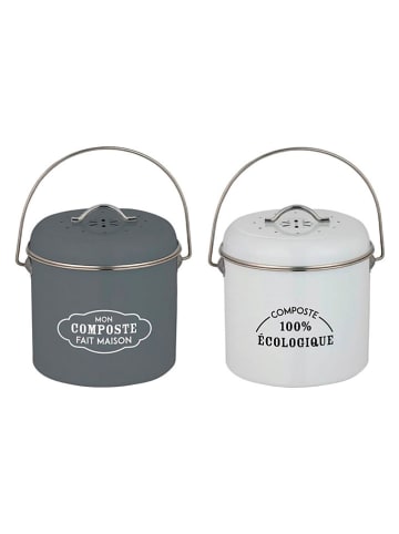 Sitram Keukencompostemmer "Solange" crème - (H)20 x Ø 20 cm