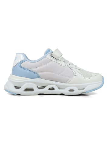 GAP Sneakersy "San Francisco" w kolorze beżowo-jasnoróżowo-błękitnym