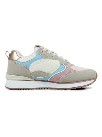 GAP Sneakers "Wonder Spirit S" in Taupe/ Beige/ Hellblau